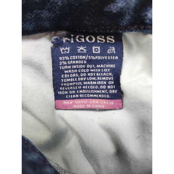 VIGOSS Jagger Distressed Classic Fit Skinny Jean Size W25 L27 Blue Stretch Denim - Picture 10 of 16